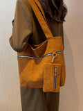 Casual Tote Bag Large Capacity Corduroy Women's Handbag