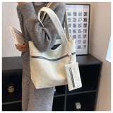 Casual Tote Bag Large Capacity Corduroy Women's Handbag