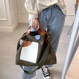 Casual Tote Canvas Large Capacity Women Handbags Shoulder Bags Lady Shopper Bag