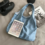 Canvas Tote Shoulder Bags for Women, Large Capacity Open Shopping Handbags