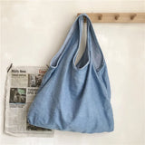 Canvas Tote Shoulder Bags for Women, Large Capacity Open Shopping Handbags