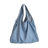 Canvas Tote Shoulder Bags for Women, Large Capacity Open Shopping Handbags
