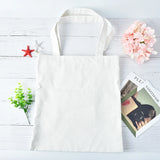 Casual Canvas Tote Shoulder Bag for Women - Ecofriendly DIY Painting Handbag