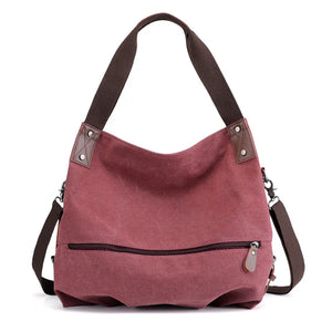 Casual Tote Women Handbag Shoulder Crossbody Bags Canvas High Capacity Ba