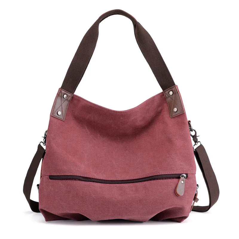 Casual Tote Women Handbag Shoulder Crossbody Bags Canvas High Capacity Ba
