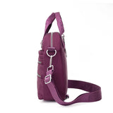 Nylon Shoulder Bag Waterproof Handbag Versatile Zip Crossbody Bolsa Feminina