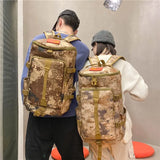 Casual Travel Backpack Rucksack Vintage Laptop Bucket Bagpack Canvas Backpacks