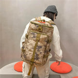 Casual Travel Backpack Rucksack Vintage Laptop Bucket Bagpack Canvas Backpacks