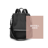 Casual Travel Backpack for Women Waterproof Nylon Anti-theft School Bag