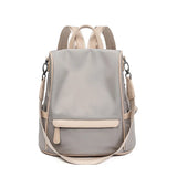 Casual Travel Backpack for Women Waterproof Nylon Anti-theft School Bag