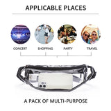 Women's Clear Sling Chest Pouch Waist Pack Crossbody Purse