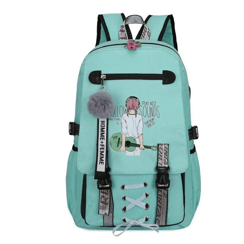 Casual Travel Bags Teenage 15Inch Notebook Backpack Bookbag