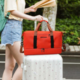 Large Capacity Travel Handbag Waterproof Shoulder Crossbody Bag