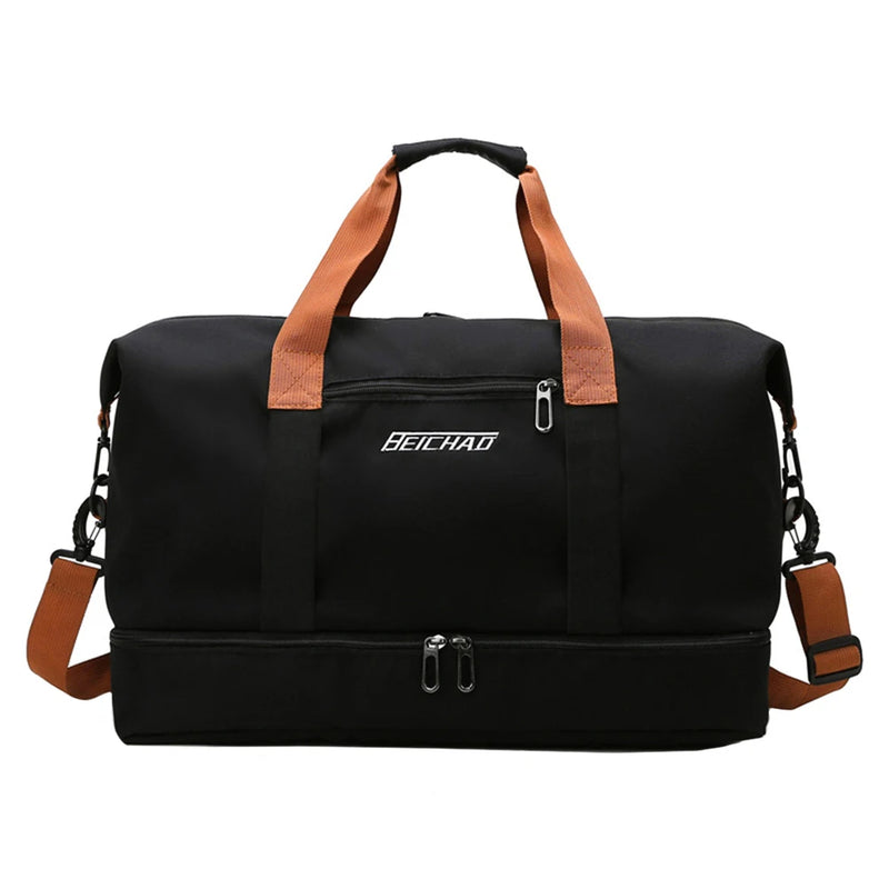 Large Capacity Travel Handbag Waterproof Shoulder Crossbody Bag