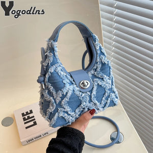 Casual Travel Hobo Bags Women Shoulder Crossbody Bag Female Underarm