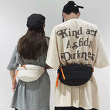 Casual Waist Bag Hip pack Street Women Belt Bags Large capacity Nylon Waist pack
