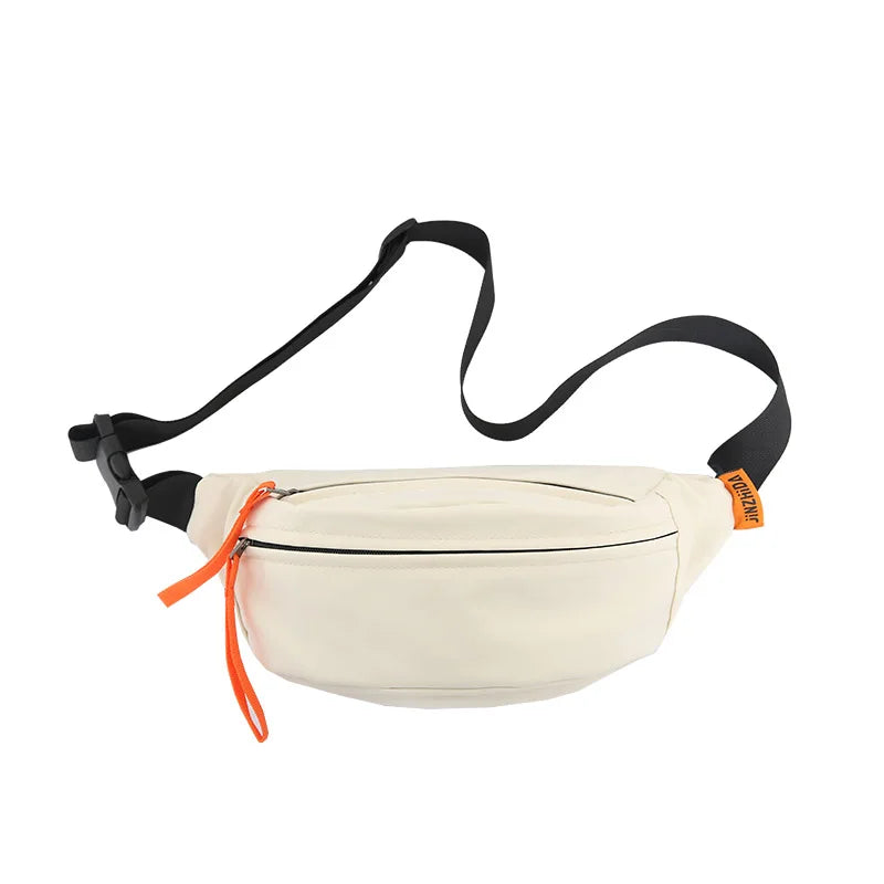 Casual Waist Bag Hip pack Street Women Belt Bags Large capacity Nylon Waist pack