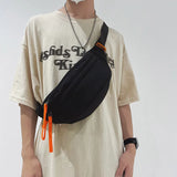 Casual Waist Bag Hip pack Street Women Belt Bags Large capacity Nylon Waist pack