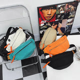 Casual Waist Bag Hip pack Street Women Belt Bags Large capacity Nylon Waist pack