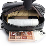 Small Retro Solid Pu Leather Flap Shoulder Bag