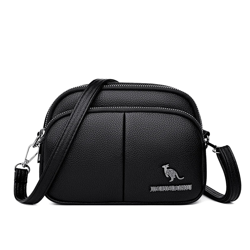 Small Retro Solid Pu Leather Flap Shoulder Bag