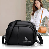 Small Retro Solid Pu Leather Flap Shoulder Bag