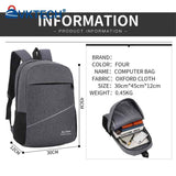 USB Charging Laptop Backpack Unisex Business Shoulder School Bag