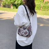 Canvas Crossbody Bag for Women Casual Shoulder Tote