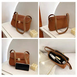Corduroy Armpit Shoulder Bag Women Handbag Small Square Bag Clutch