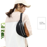 Waterproof Oxford Fanny Pack Crossbody Chest Bag Travel Light Belt Bag