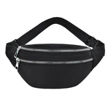 Waterproof Oxford Fanny Pack Crossbody Chest Bag Travel Light Belt Bag