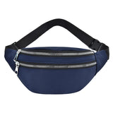 Waterproof Oxford Fanny Pack Crossbody Chest Bag Travel Light Belt Bag