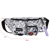 Nylon Fanny Pack Women's Waist Bag Cartoon Belt Handy Packs Banana Chest Bag
