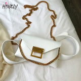 Women's Lizard Leather Waist Bag Phone Pouch Chest Pack Crossbody