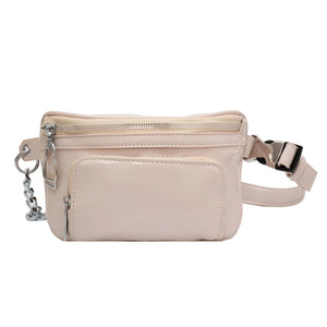 Leather Shoulder Bag Travel Small Chest Bag Women Fanny Pack
