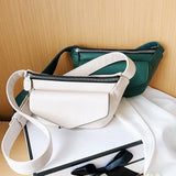 Leather Waist Bag for Women Shoulder Travel Chest Fanny Pack