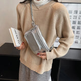 Leather Shoulder Bag Travel Small Chest Bag Women Fanny Pack