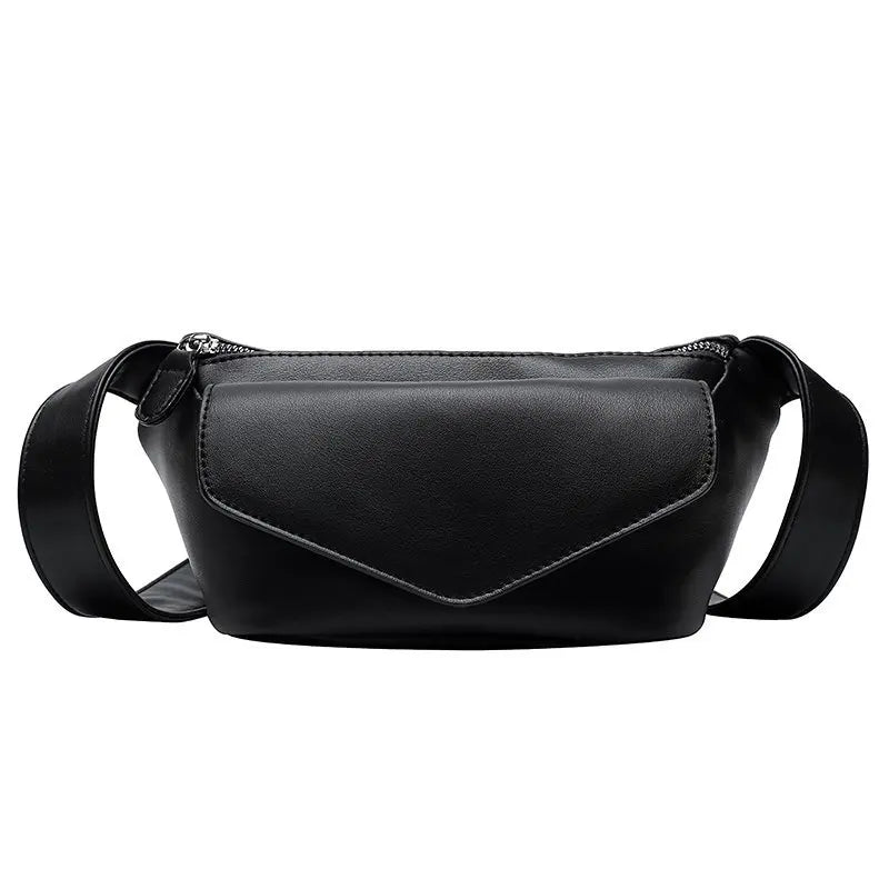 Women's Leather Waist Bag Shoulder Bag Travel Chest Bag Fanny Pack