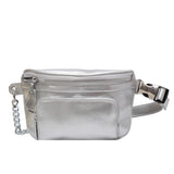 Leather Shoulder Bag Travel Small Chest Bag Women Fanny Pack