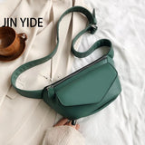 Women's Leather Waist Bag Shoulder Bag Travel Chest Bag Fanny Pack