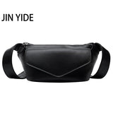 Women's Leather Waist Bag Shoulder Bag Travel Chest Bag Fanny Pack