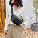 Women's Leather Waist Bag Shoulder Travel Fanny Pack