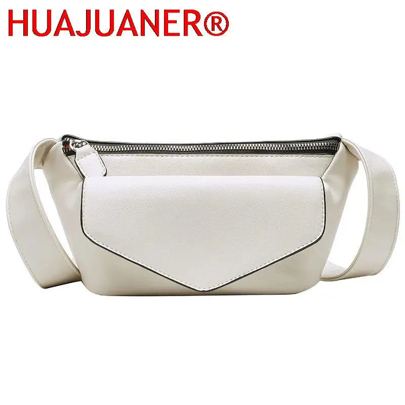Casual Leather Waist Bag Women Shoulder Travel Chest Fanny Pack Belt Purses