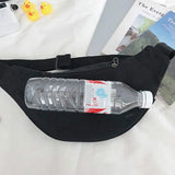 Canvas Fanny Belt Pack Women Waist Bag Zipper Pouch
