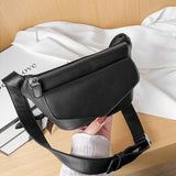 Leather Shoulder Bag Travel Chest Bag Women Fanny Pack Belt Purses Female Bolsos