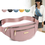 Women's Casual Waist Bag Oxford Messenger Crossbody Chest Bag