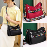 Waterproof Nylon Crossbody Bag Shoulder Messenger Bag
