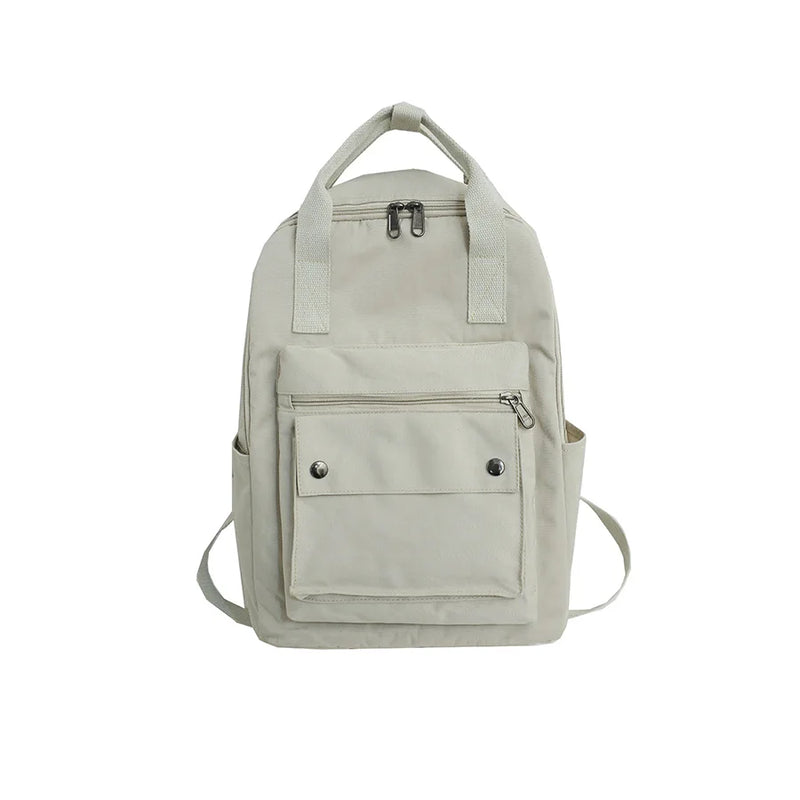 Waterproof Nylon Women Backpack Teenage Girl College Schoolbag Tote Bookbag