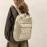 Waterproof Nylon Women Backpack Teenage Girl College Schoolbag Tote Bookbag