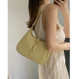 Casual Wide Strap Bucket Bag Women Shoulder Bags Pu Crossbody Bag